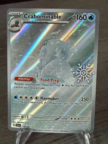 Crabominable Holiday calendar Stamped - Scarlet & Violet #149/142