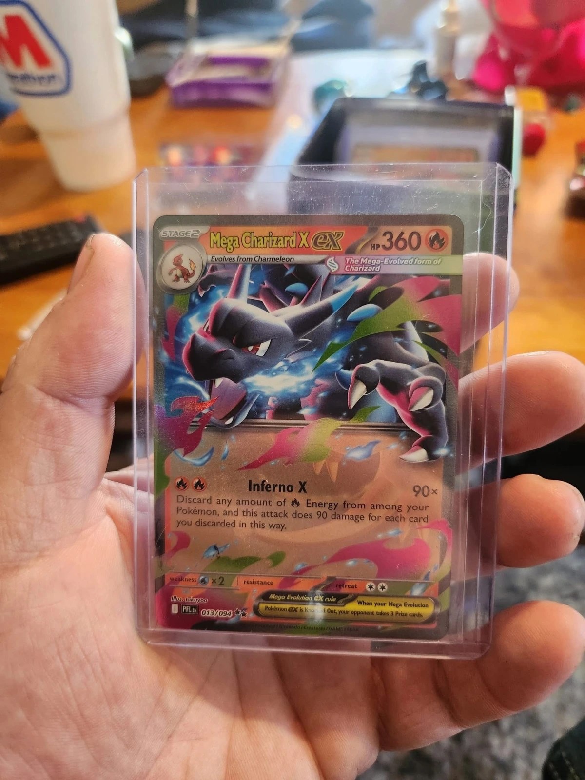 Mega Charizard X ex - Phantasmal Flames #013/094