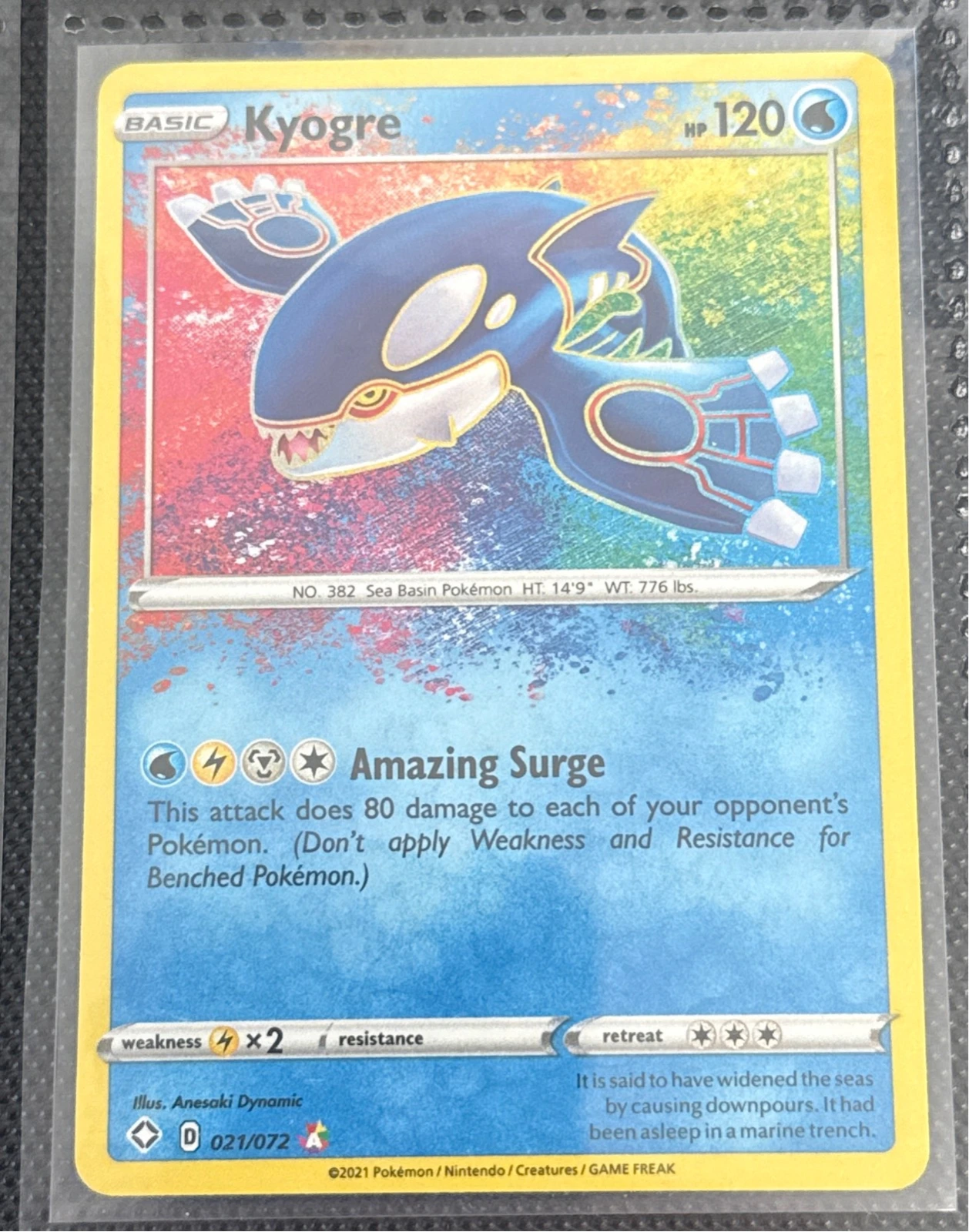 Kyogre - Shining Fates #021/072