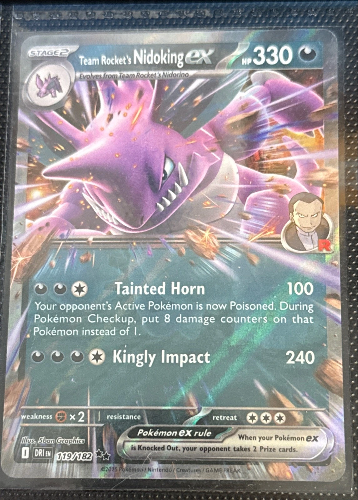 Team Rocket's Nidoking ex - Destined Rivals #119/182