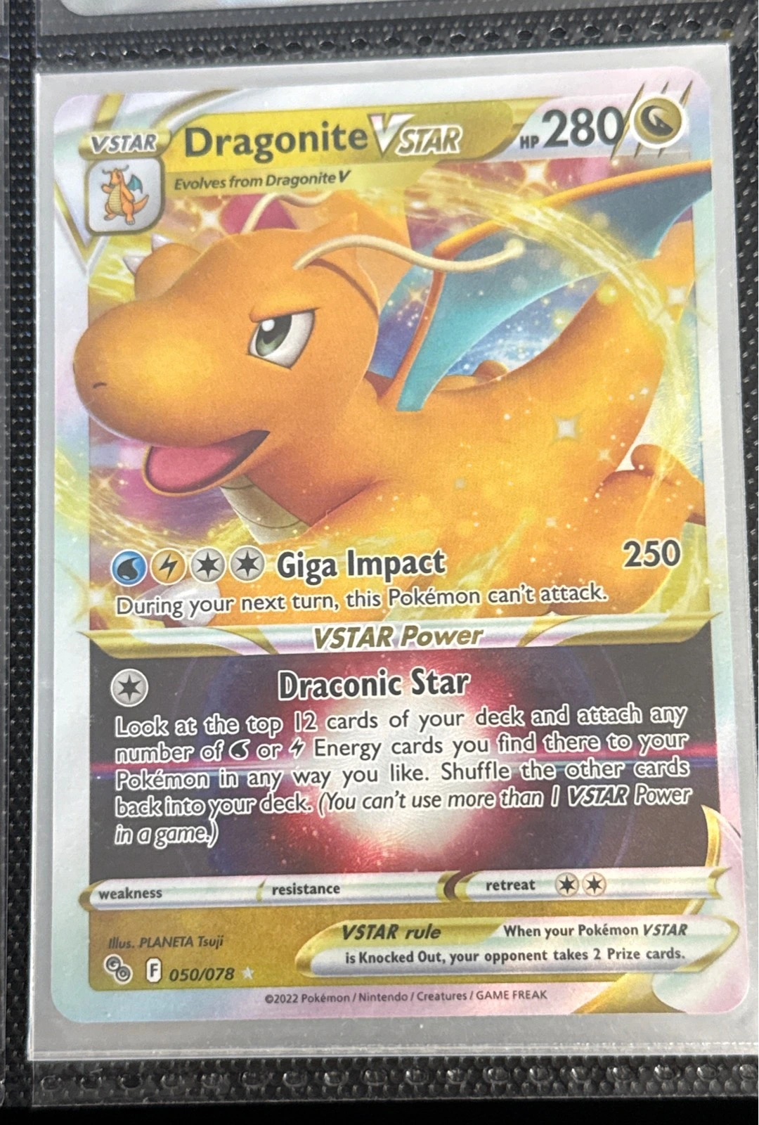 Dragonite VSTAR - Pokemon GO #050/078