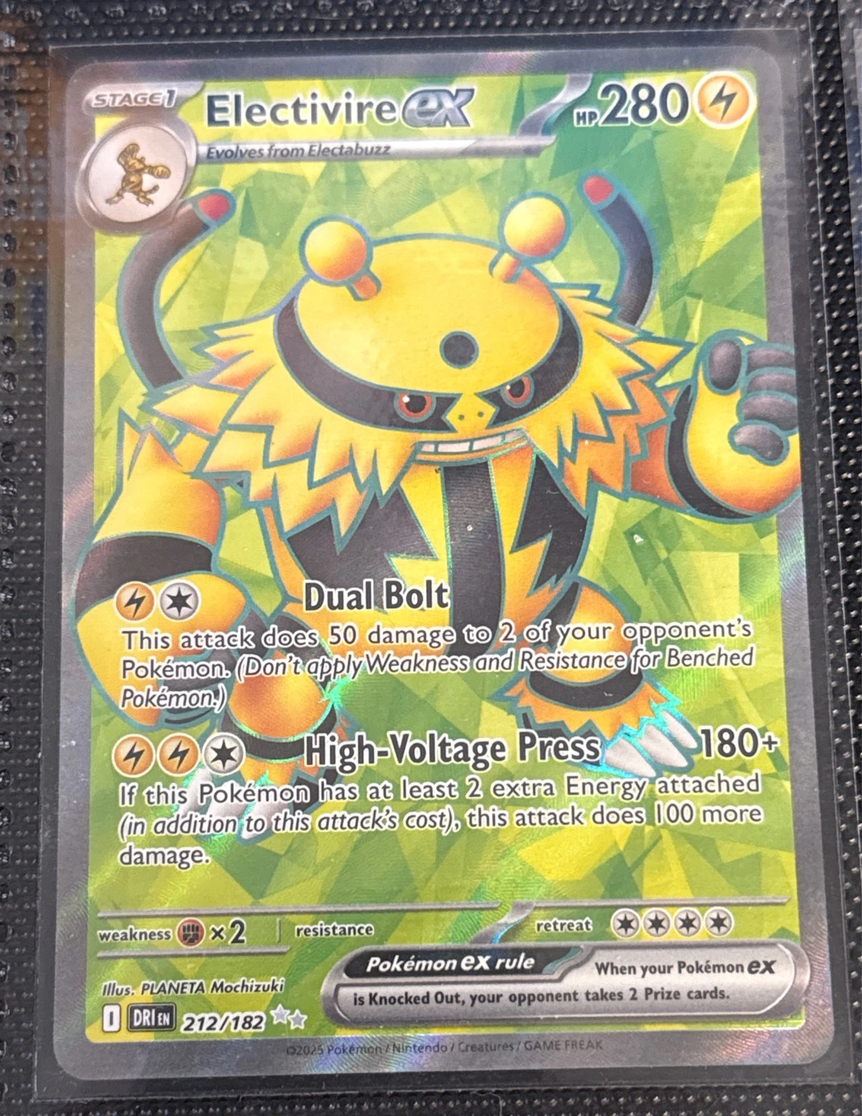 Electivire ex - Destined Rivals #212/182
