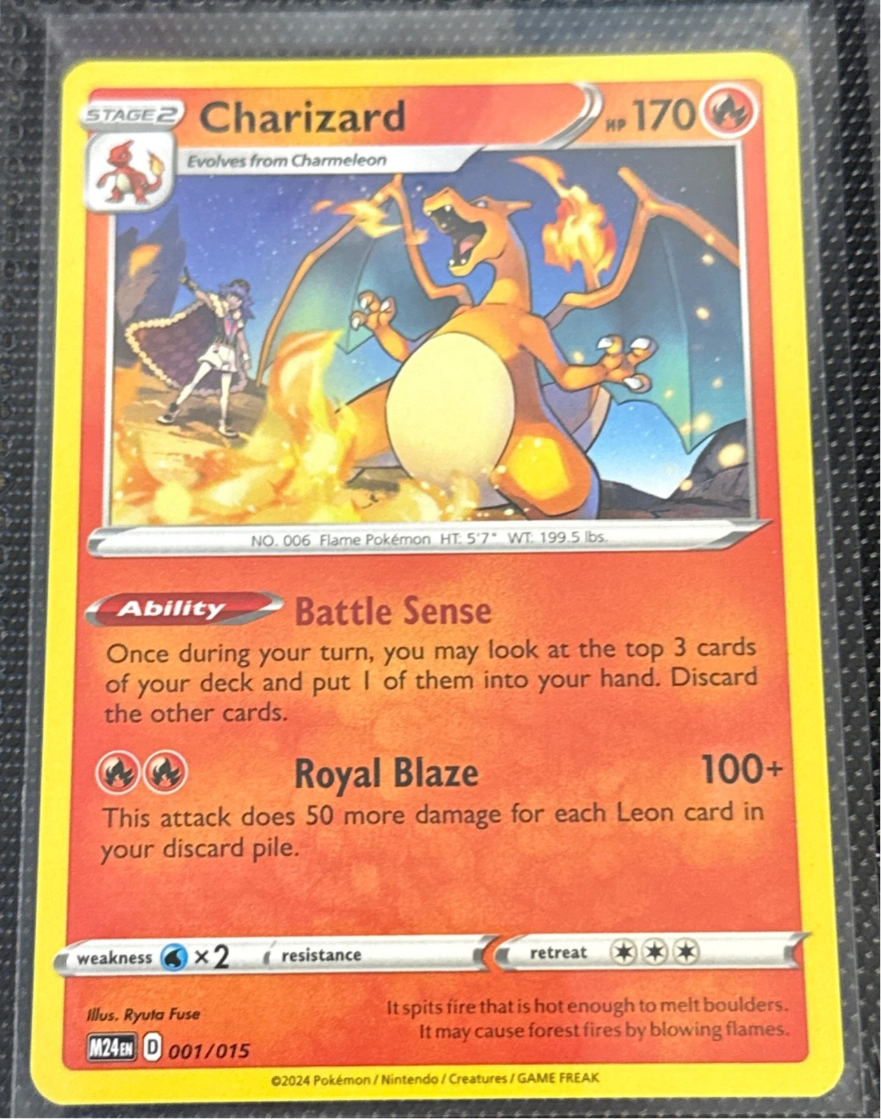 Charizard - McDonald's 2024 #001/015