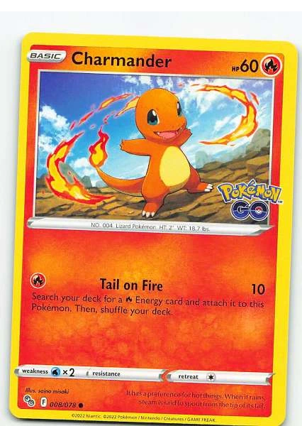 Charmander - Pokémon GO #008/078
