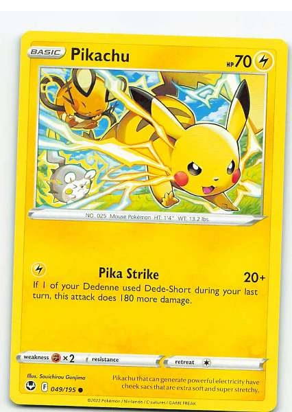 Pikachu 049/195 - Silver Tempest #049/195