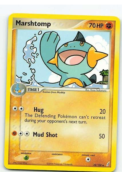 Marshtomp 38/100 - EX Crystal Guardians #38/100
