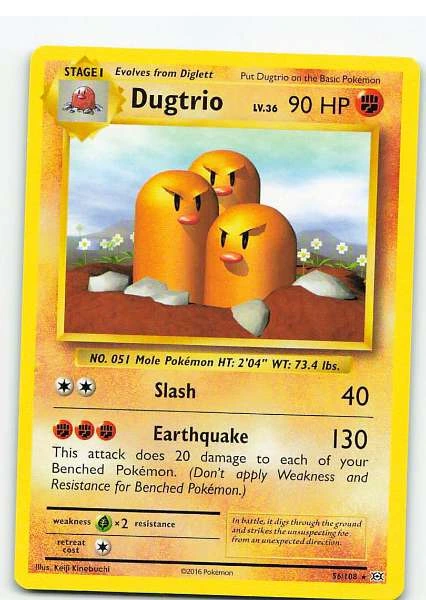 Dugtrio 56/108 - Evolutions #56/108