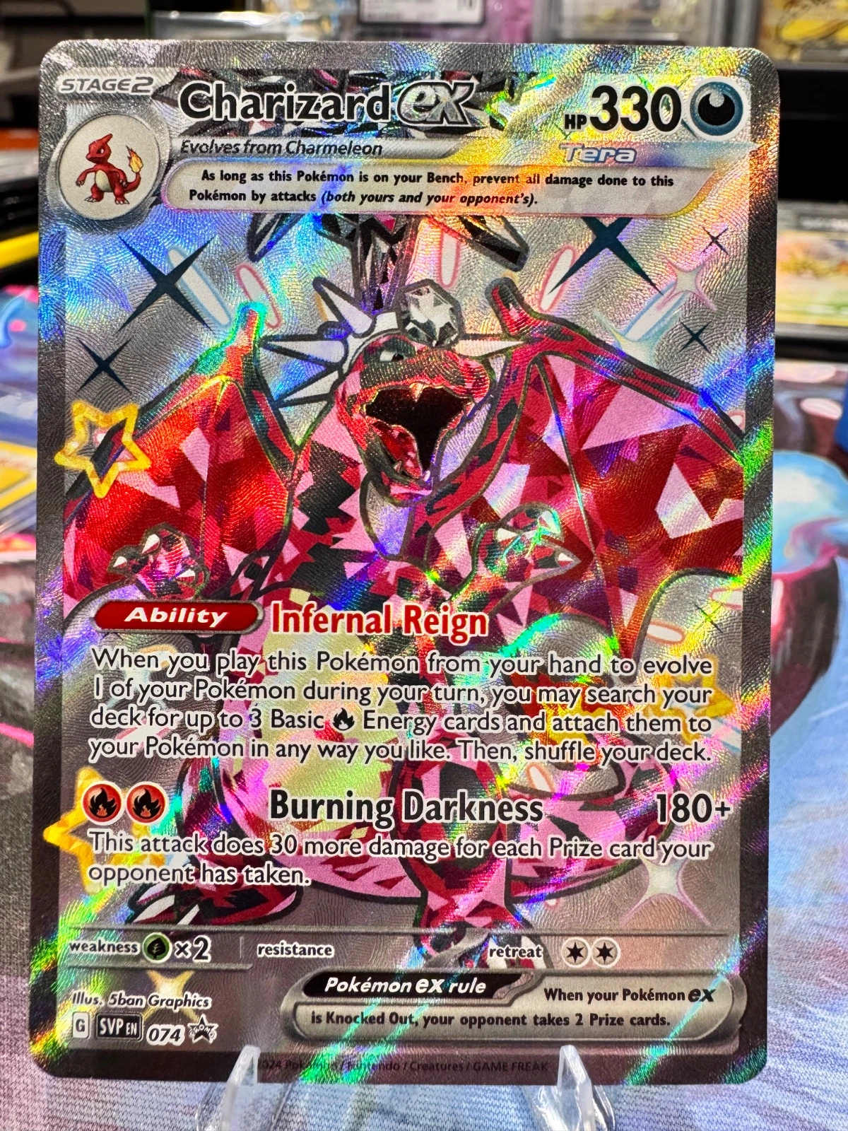 Charizard 074 black star prmo