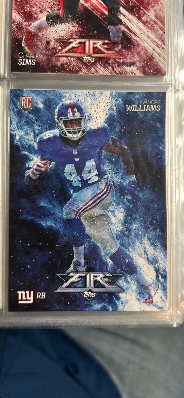 Andre Williams - Topps Fire