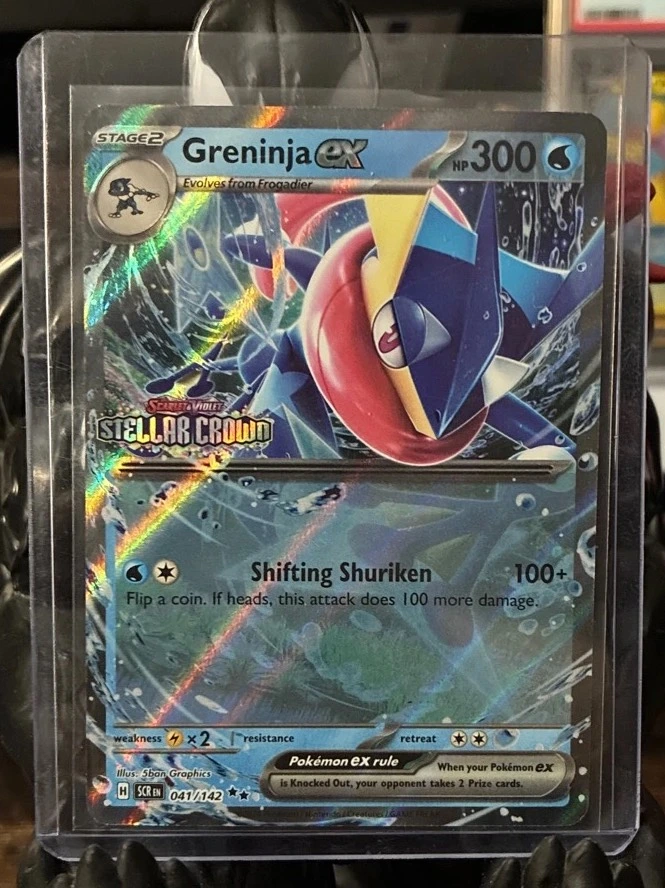 Greninja ex -Stellar Crown Stamped 