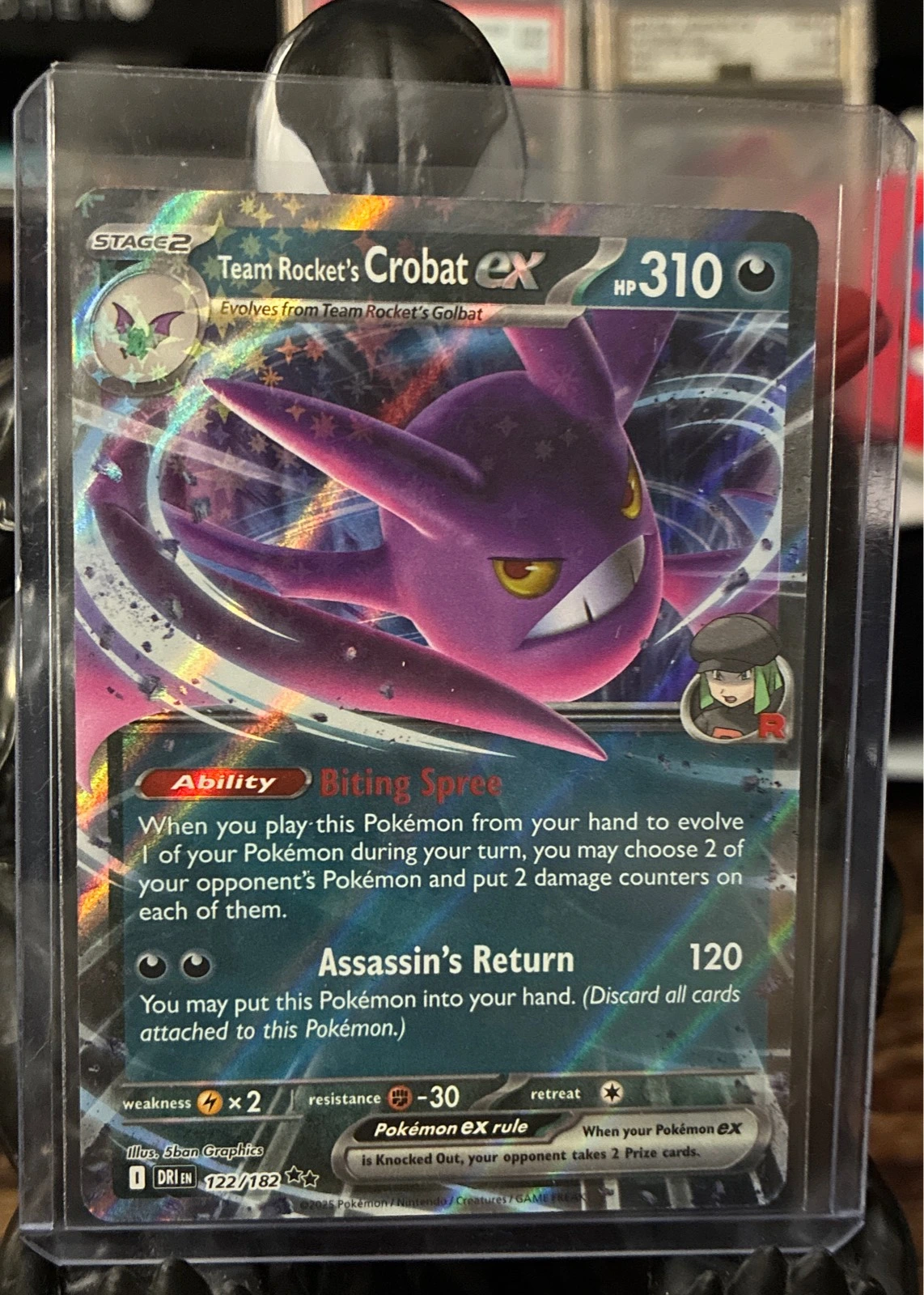 Team Rocket's Crobat ex - Destined Rivals #122/182