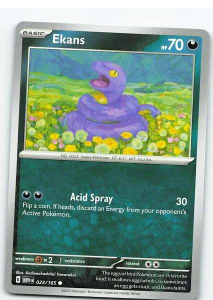 Ekans 023/165 - Pokémon Scarlet & Violet: 151 #023/165