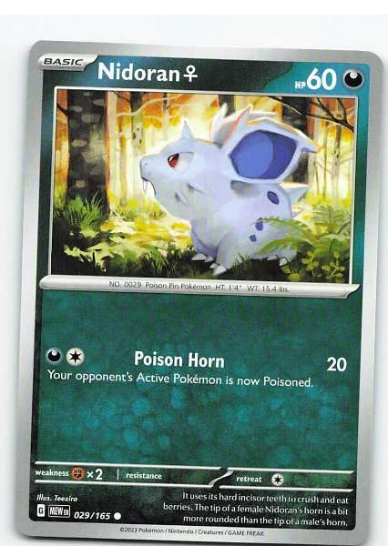 Nidoran♀ 029/165 - Pokémon Scarlet & Violet—151 #029/165
