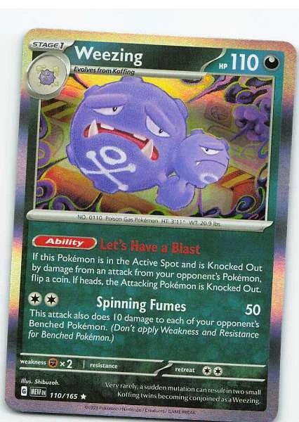 Weezing 110/165 Holo - Scarlet & Violet—151 #110/165