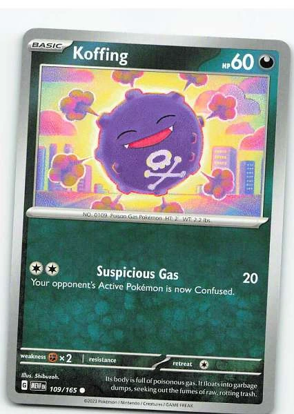 Koffing 109/165 - Scarlet & Violet—151 #109/165