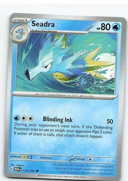 Seadra 117/165 - Pokémon Scarlet & Violet-151 #117/165