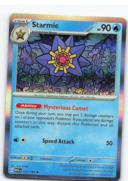 Starmie 121/165 Holo - Scarlet & Violet—151 #121/165