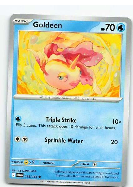 Goldeen #118/165 - Scarlet & Violet—151