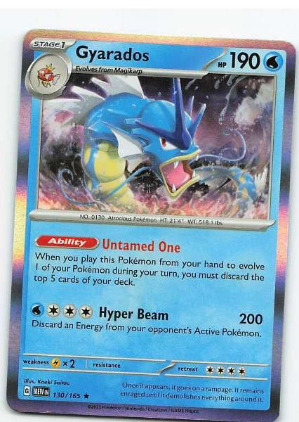 Gyarados 130/165 Holo - Pokémon Scarlet & Violet—151 #130/165