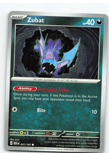 Zubat 041/165 - Scarlet & Violet—151 #041/165