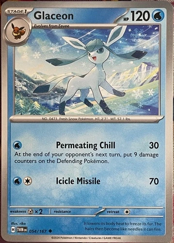 Glaceon - Twilight Masquerade #054/167