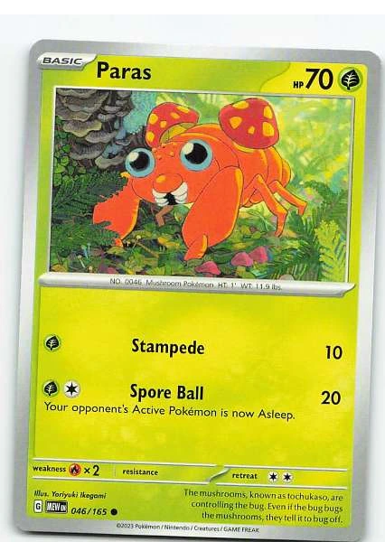 Paras 046/165 - Scarlet & Violet—151 #046/165