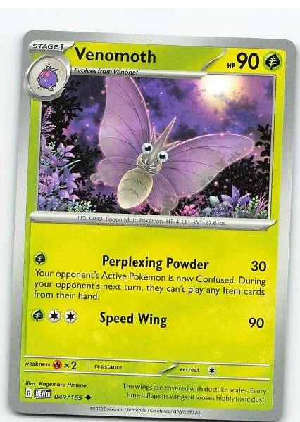 Venomoth - Pokémon 151 #049/165
