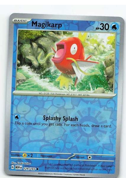 Magikarp 129/165 Reverse Holo - Scarlet & Violet—151 #129/165