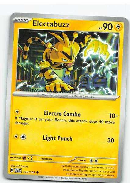 Electabuzz - Scarlet & Violet—151 #125/165