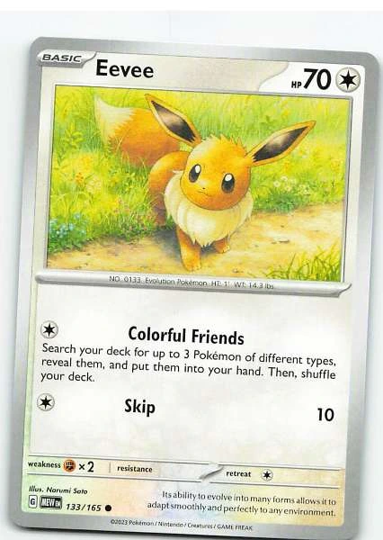Eevee 133/165 - Pokémon Scarlet & Violet: 151 #133/165