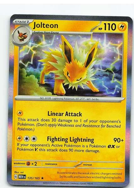 Jolteon Holo - Scarlet & Violet—151 #135/165