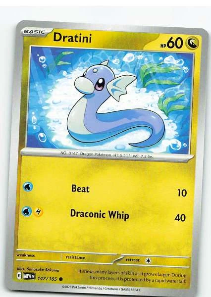 Dratini 147/165 - Scarlet & Violet—151 #147/165