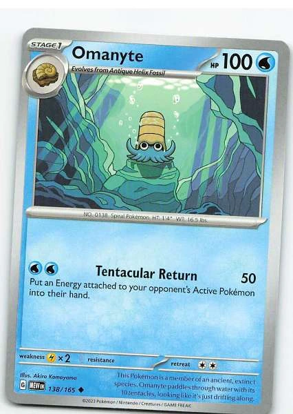 Omanyte #138/165 - Scarlet & Violet—151