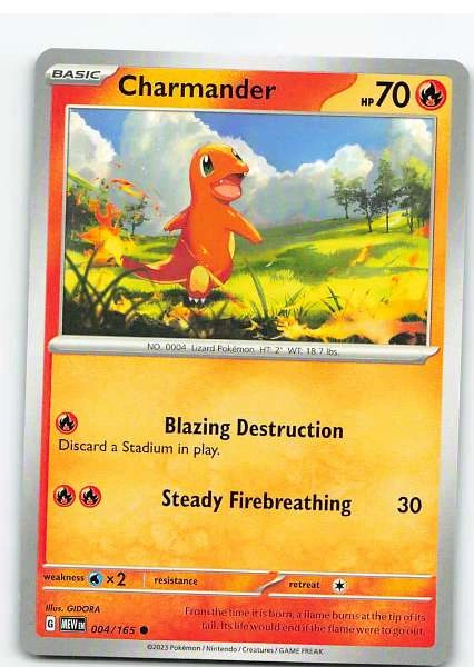 Charmander 004/165 - Scarlet & Violet—151 #004/165