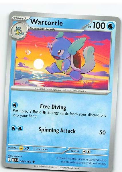 Wartortle - Scarlet & Violet—151 #008/165