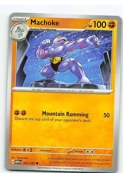 Machoke - Scarlet & Violet—151 #067/165