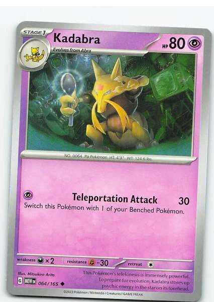 Kadabra 064/165 - Scarlet & Violet—151 #064/165