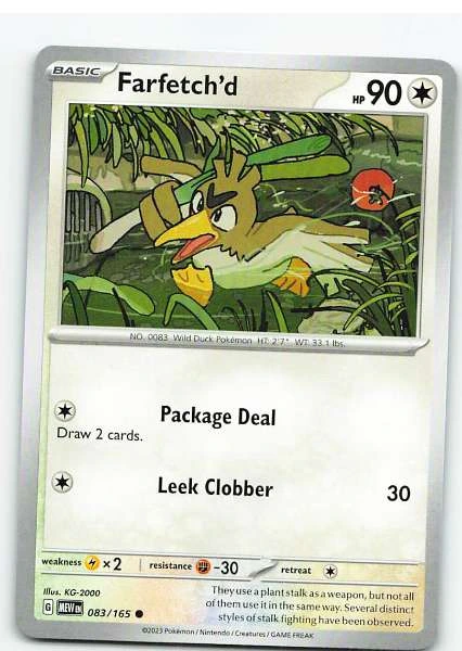 Farfetch'd 083/165 - Scarlet & Violet—151 #083/165