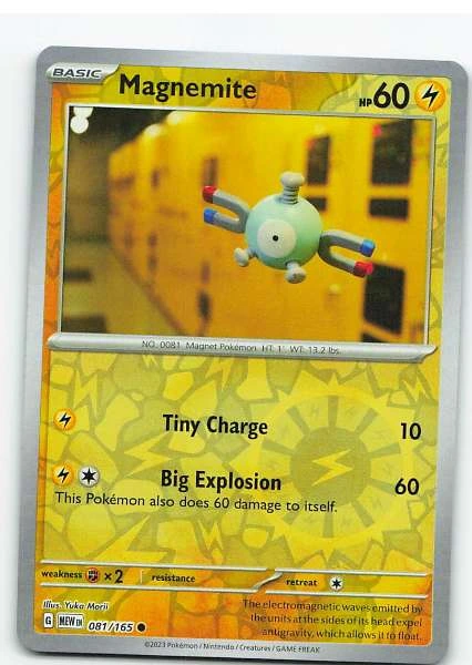 Magnemite 081/165 Reverse Holo - Scarlet & Violet—151 #081/165