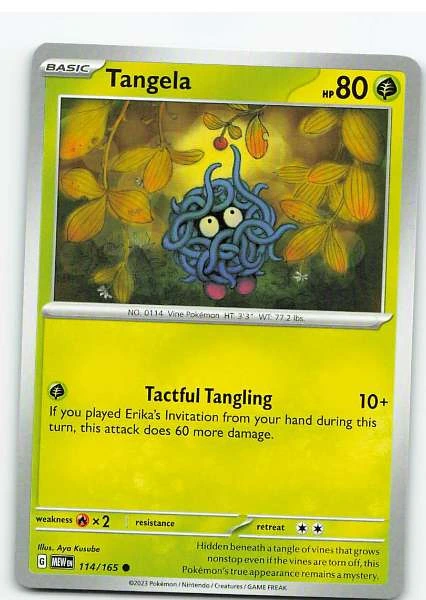 Tangela 114/165 - Scarlet & Violet—151 #114/165