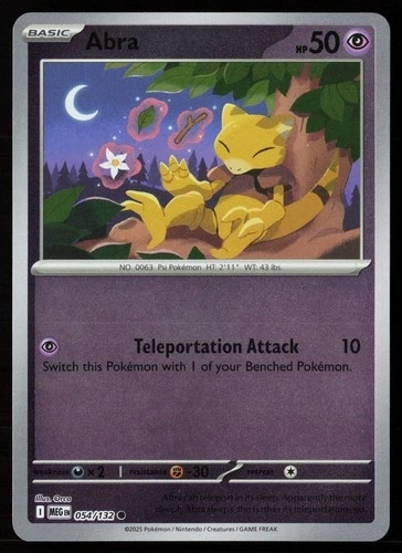 Abra - Mega Evolution Reverse Holo#054/132