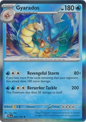 Gyarados Holo - Paldea Evolved #043/193