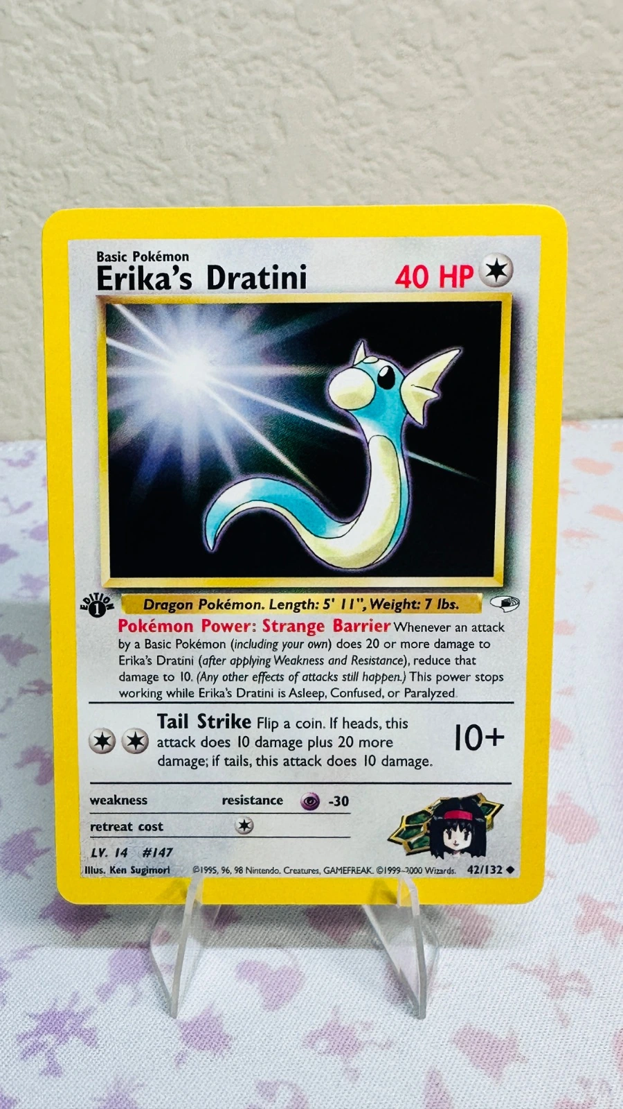 1st Edition Erika’s Dratini - Gym Heroes