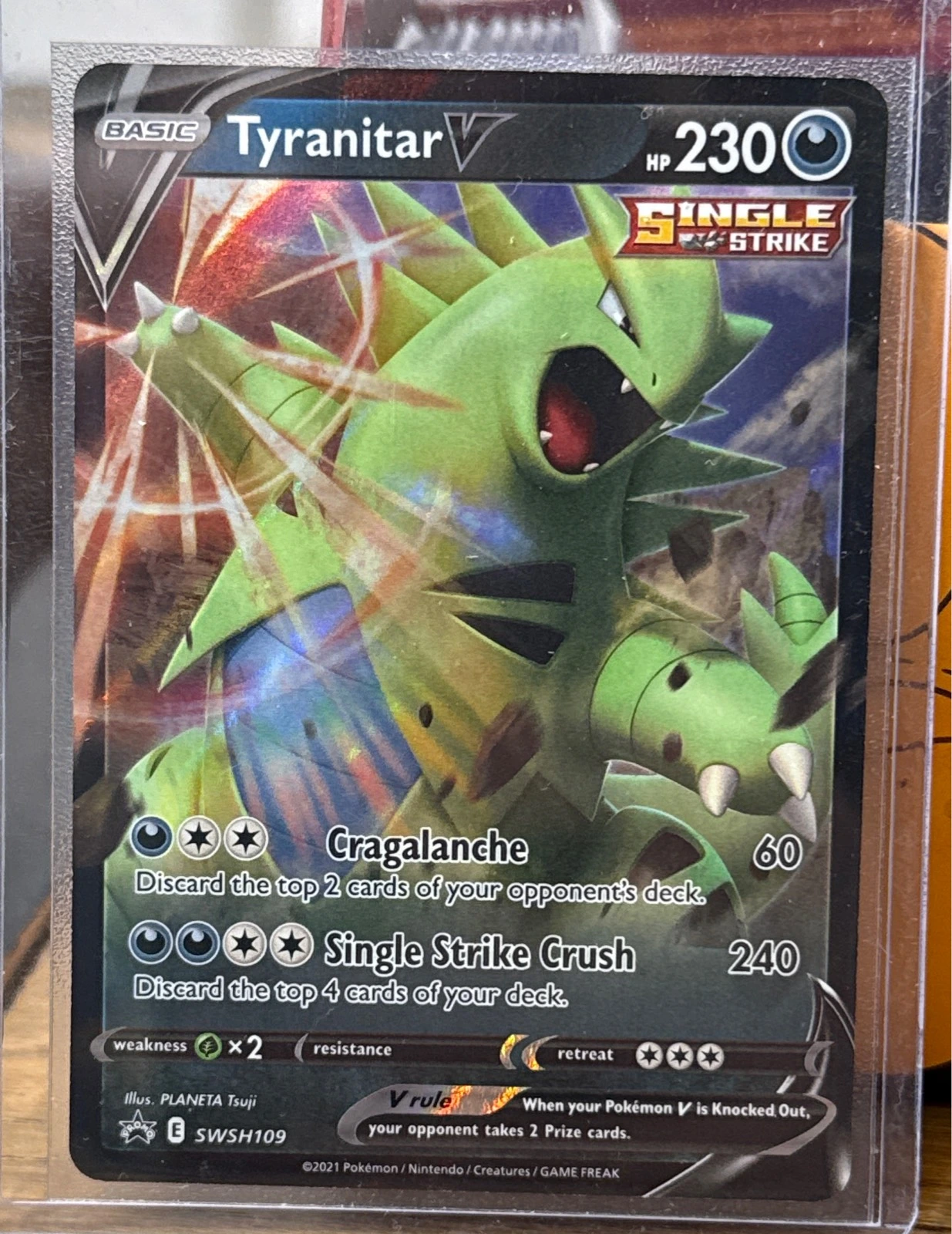 Tyranitar V - Sword & Shield Black Star Promos #SWSH109