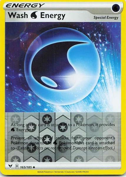 Wash Water Energy Reverse Holo - Vivid Voltage #165/185
