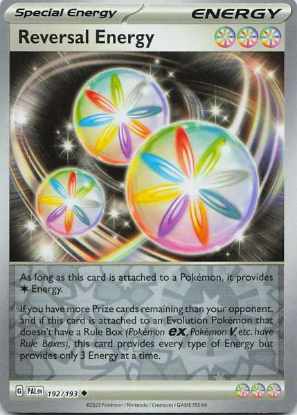 Reversal Energy Reverse Holo - Paldea Evolved #192/193