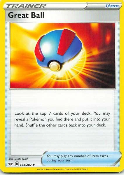 Great Ball - Sword & Shield #164/202