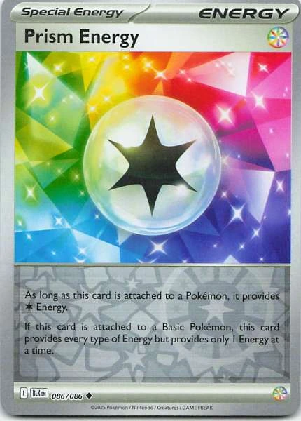 Prism Energy Reverse Holo - Black & White #086/086
