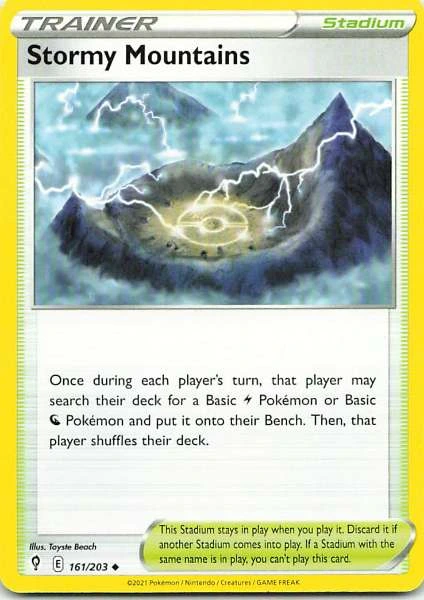 Stormy Mountains 161/203 - Evolving Skies #161/203