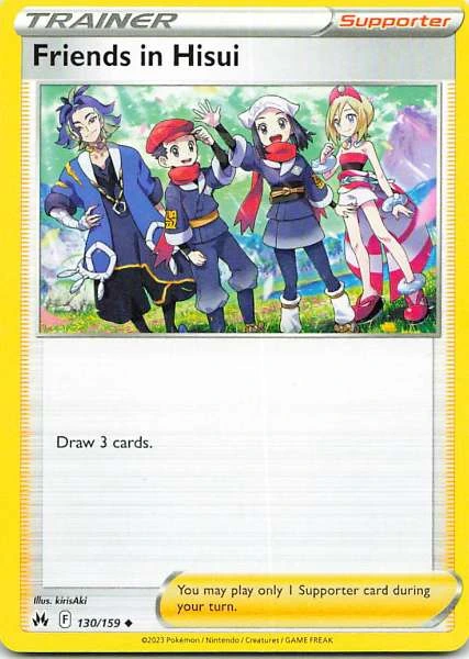 Friends in Hisui - Crown Zenith #130/159